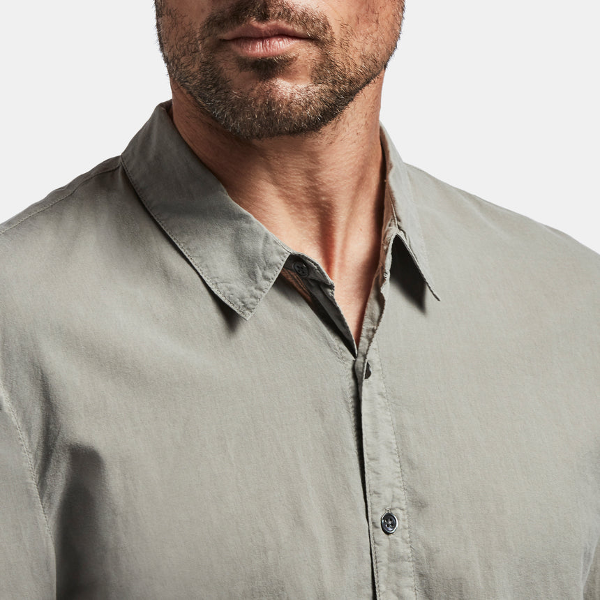 Standard Shirt In Steel Pigment | James Perse Los Angeles