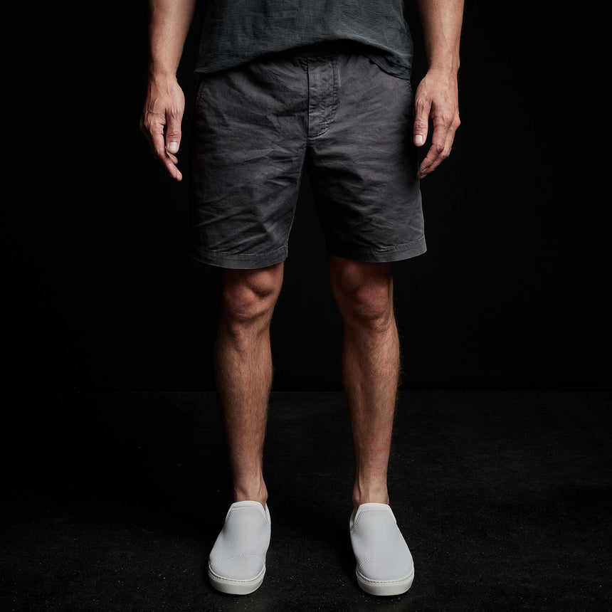 Cotton Linen Tailored Short in Magma Pigment | James Perse Los Angeles