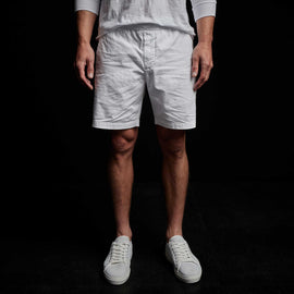 Cotton Linen Tailored Short in White | James Perse Los Angeles