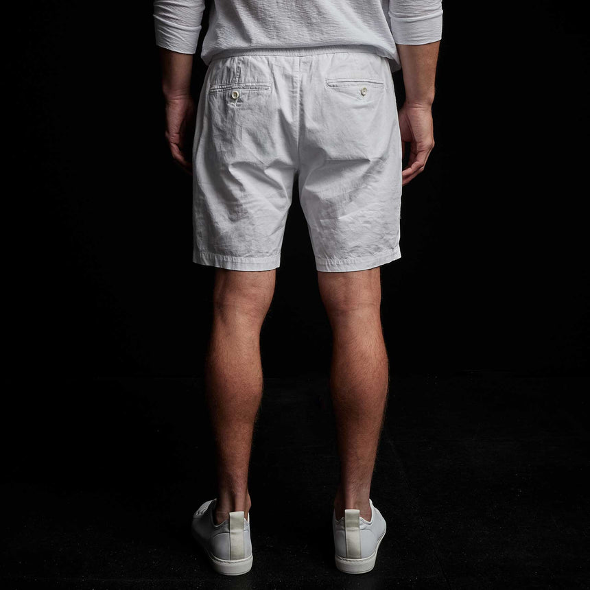 Cotton Linen Tailored Short in White | James Perse Los Angeles