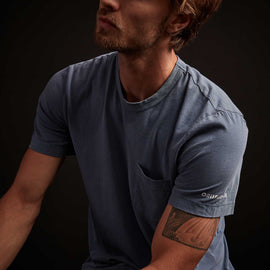 Surf Graphic Pocket Tee - Danube Pigment | James Perse Los Angeles