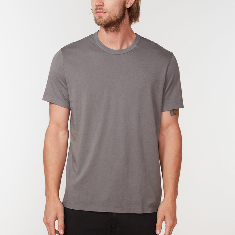 Malibu Beach Graphic Tee In Racoon Grey | James Perse Los Angeles