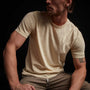 Short Sleeve Crew Neck - Gesso Pigment | James Perse Los Angeles
