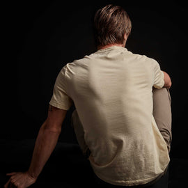 Short Sleeve Crew Neck - Gesso Pigment | James Perse Los Angeles