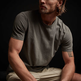 Short Sleeve Crew Neck - Jungle Pigment | James Perse Los Angeles