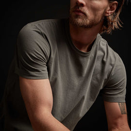 Short Sleeve Crew Neck - Jungle Pigment | James Perse Los Angeles