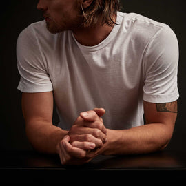 3 Pack Short Sleeve Crew Neck Tee - White | James Perse Los Angeles