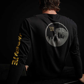 Y/OSEMITE Long Sleeve Crew Neck in Black | James Perse Los Angeles
