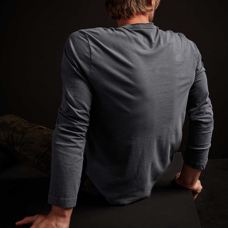 Long Sleeve Crew Neck - Maine Pigment | James Perse Los Angeles