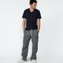 Short Sleeve V Neck in Deep Pigment | James Perse Los Angeles