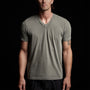 Short Sleeve V Neck in River Rock Pigment | James Perse Los Angeles