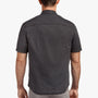 Overdyed Leaf Print Shirt - Carbon Pigment | James Perse Los Angeles