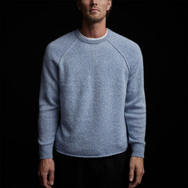 Mid Gauge Cashmere Sweatshirt in Atlantic | James Perse Los Angeles