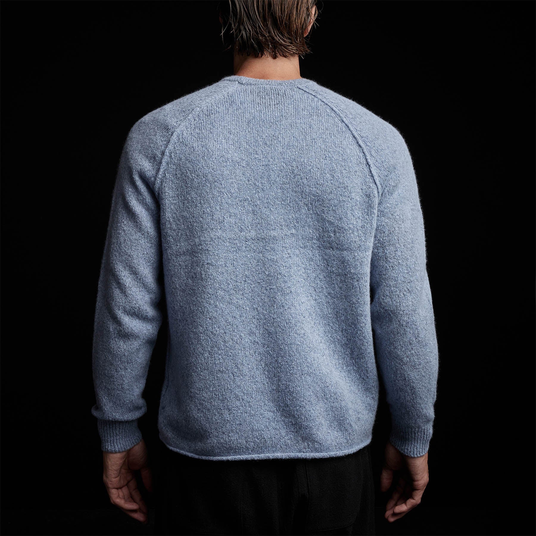 Mid Gauge Cashmere Sweatshirt in Atlantic | James Perse Los Angeles
