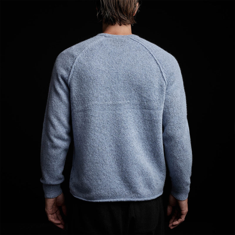 Mid Gauge Cashmere Sweatshirt in Atlantic | James Perse Los Angeles