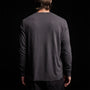 Soft Slub Jersey Long Sleeve Henley in Magma | James Perse Los Angeles 