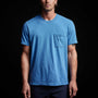 Soft Slub Jersey Short Sleeve Pocket Tee in Electric Blue | James Perse Los Angeles 