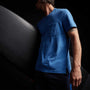 Soft Slub Jersey Short Sleeve Pocket Tee in Electric Blue | James Perse Los Angeles 