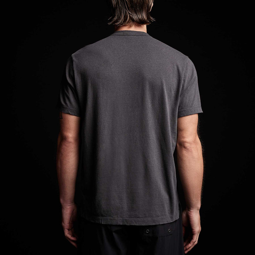 Soft Slub Jersey Short Sleeve Pocket Tee in Magma | James Perse Los Angeles 