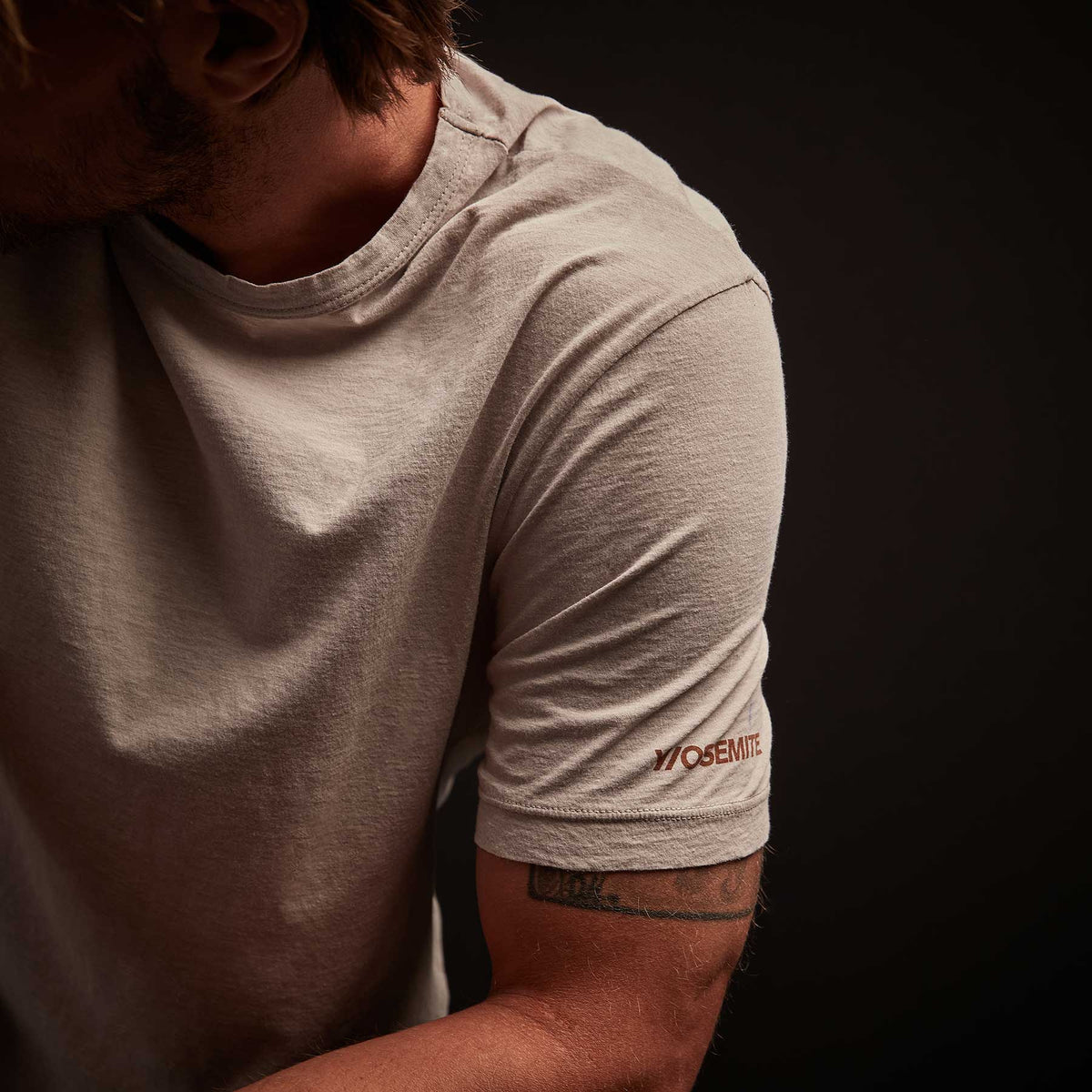 Y/OSEMITE Melange Tech Jersey T Shirt - Dapple | James Perse Los Angeles