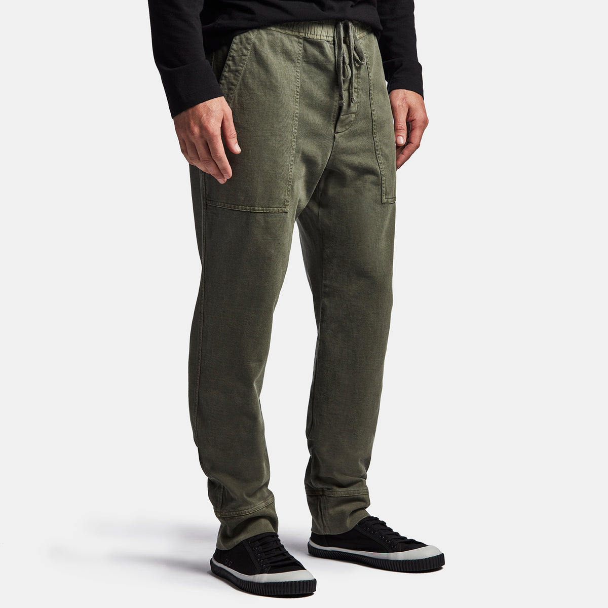 Rigid Jersey Jogger Pant In Artillery Pigment | James Perse Los Angeles