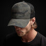Y/OSEMITE Camo Trucker Hat - Greystone Pigment | James Perse Los Angeles