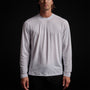Long Sleeve Jersey Crew in White | James Perse Los Angeles
