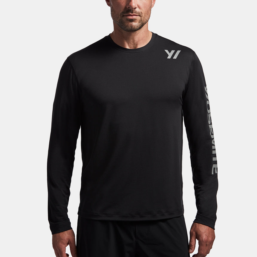 Y/OSEMITE Performance Ski Graphic Crew In Black | James Perse Los Angeles