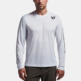 Y/OSEMITE Performance Ski Graphic Crew In White | James Perse Los Angeles