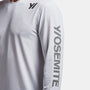 Y/OSEMITE Performance Ski Graphic Crew In White | James Perse Los Angeles