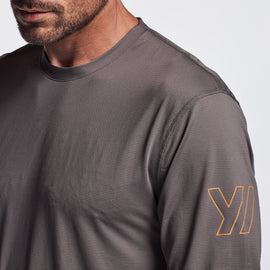 Y/OSEMITE Perforated Performance Crew In Dusk | James Perse Los Angeles