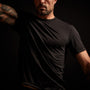 Y/OSEMITE Perforated Performance Tee - Black | James Perse Los Angeles