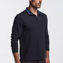 Y/OSEMITE Performance Pique Zip Tee In Navy/Reflex | James Perse Los Angeles
