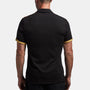 Y/OSEMITE Shoulder Stripe Performance Polo In Black | James Perse Los Angeles