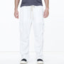 Contrast Waist Cargo Pant in White | James Perse Los Angeles