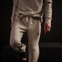 Classic French Terry Sweatpant - Heather Grey/Maroon | James Perse Los Angeles
