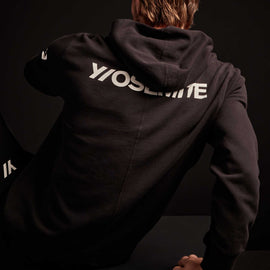 Classic French Terry Hoody - Black/White | James Perse Los Angeles