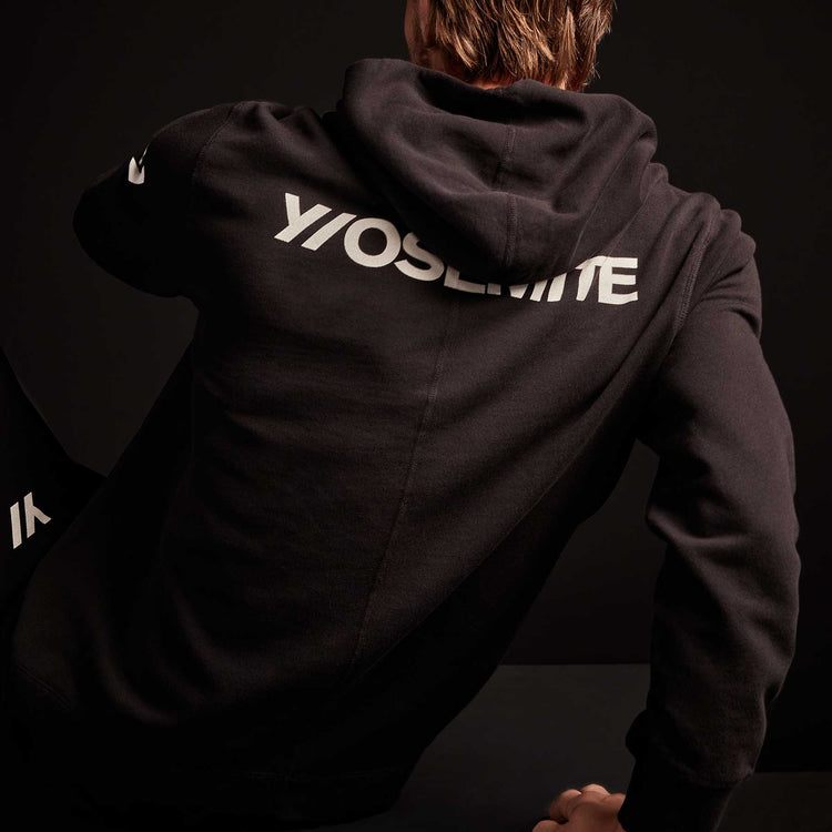 Classic French Terry Hoody - Black/White | James Perse Los Angeles