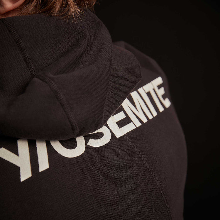 Classic French Terry Hoody - Black/White | James Perse Los Angeles