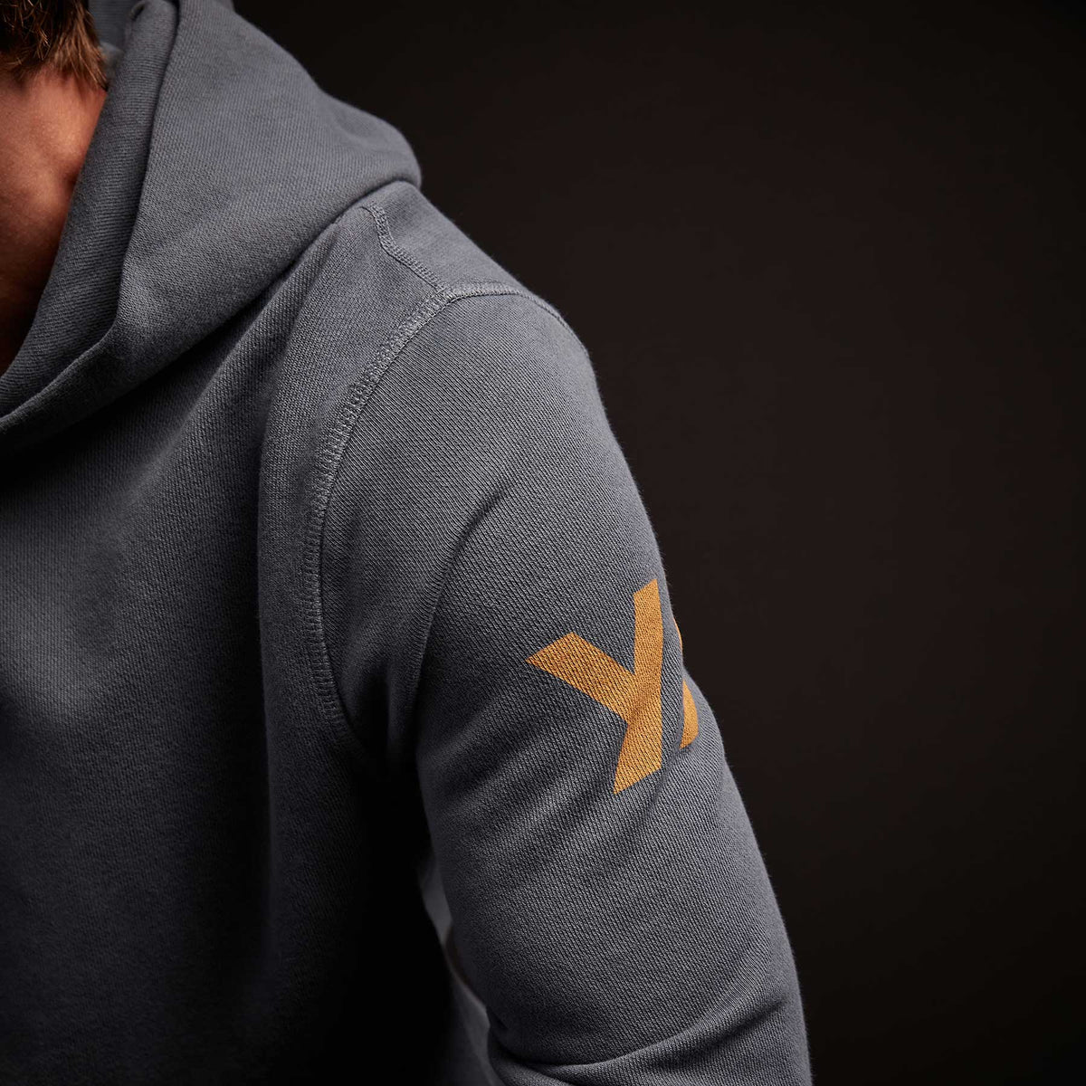 Classic French Terry Hoody - Maine Pigment/Cadmium | James Perse Los Angeles