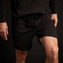 French Terry Fleece Short In Black | James Perse Los Angeles