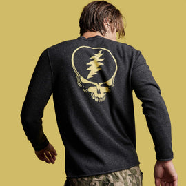 Grateful Dead Recycled Cashmere Sweater in Anthracite | James Perse Los Angeles
