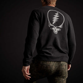 Grateful Dead Recycled Cashmere Sweater - Black | James Perse Los Angeles