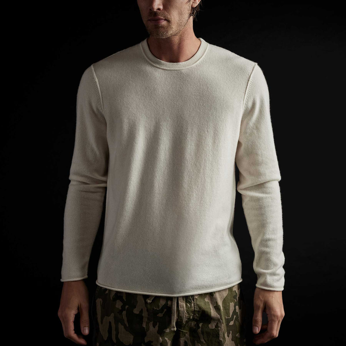 Grateful Dead Recycled Cashmere Sweater in Ivory | James Perse Los Angeles
