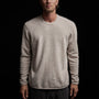 Crew Neck W/ Double Bar Intarsia in Stone | James Perse Los Angeles
