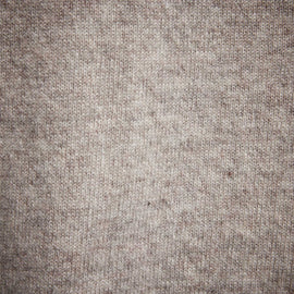 Crew Neck W/ Double Bar Intarsia in Stone | James Perse Los Angeles