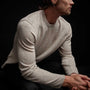 Recycled Cashmere Crew Neck Sweater in Stone | James Perse Los Angeles