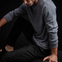 Recycled Cashmere Crew Neck Sweater in Storm | James Perse Los Angeles