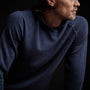 Recycled Cashmere Hooded Sweater in Prussian | James Perse Los Angeles