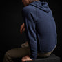 Recycled Cashmere Hooded Sweater in Prussian | James Perse Los Angeles